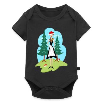 Black Forest Girl Girl - Baby Premium short-sleeve bodysuit - black - Front