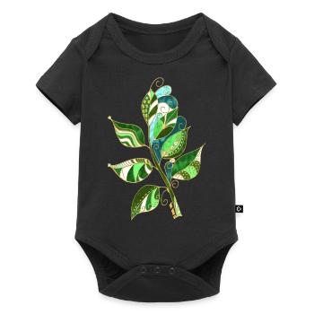 Liste - Baby Premium Kurzarmbody - Schwarz - Vorne