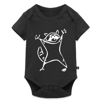 Raton laveur - raton laveur - Body à manches courtes Premium Bébé - noir - Devant