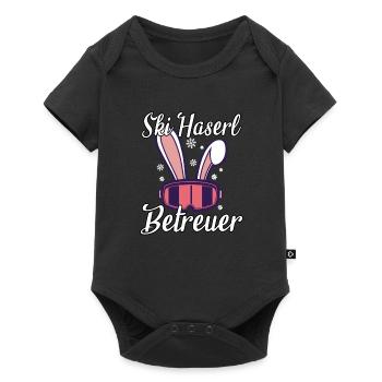 Ski Haserl Betreuer - Baby Premium Kurzarmbody - Schwarz - Vorne