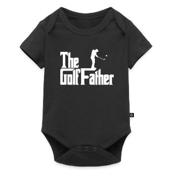 The Golffather- Golf Design für Golfer - Baby Premium Kurzarmbody - Schwarz - Vorne