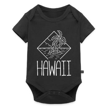 Hawaï - Body à manches courtes Premium Bébé - noir - Devant