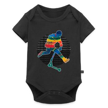 freestyle scooter - Baby Premium short-sleeve bodysuit - black - Front