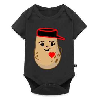 Hearty Potato Potato Vegetable Fantasy - Baby Premium short-sleeve bodysuit - black - Front