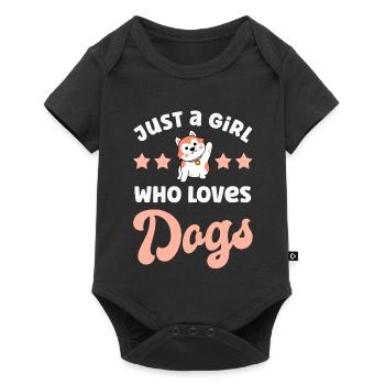 Chiens Chiens - Body à manches courtes Premium Bébé - noir - Devant