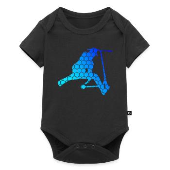 Pedal Scooter Stunt Roller Scooter Stunt Scooter - Baby Premium short-sleeve bodysuit - black - Front