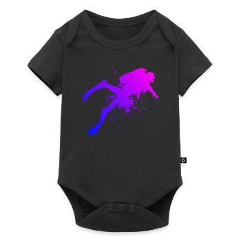 Plongée Plongée Libre Plongée Plongée Hommes - Body à manches courtes Premium Bébé - noir - Devant