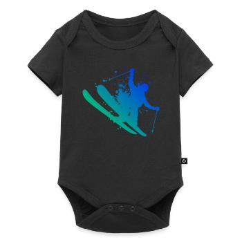 Freestyle Ski Slopestyle Hommes Ski Freestyle - Body à manches courtes Premium Bébé - noir - Devant