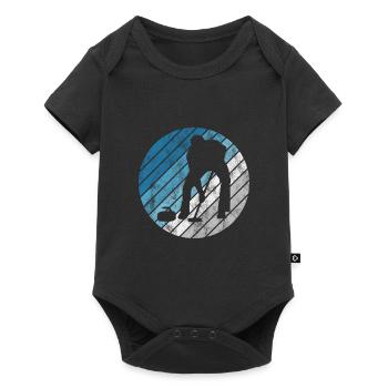 Curling sur glace Curling Retro Cadeau - Body à manches courtes Premium Bébé - noir - Devant