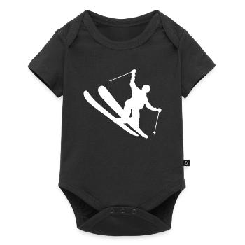 Women's Slopestyle Ski Freestyle Men Freestyle Sk - Baby Premium short-sleeve bodysuit - black - Front