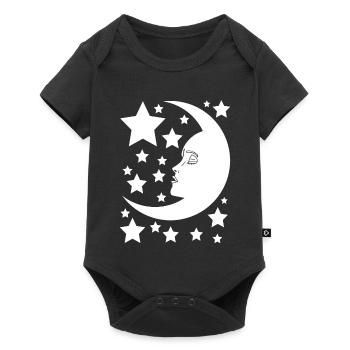 The feminine moon - Baby Premium short-sleeve bodysuit - black - Front