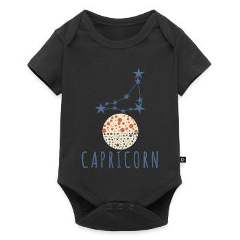 The constellation of Capricorn - Baby Premium short-sleeve bodysuit - black - Front