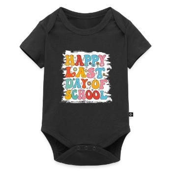 Bleached Happy Last Day Of School Teacher Student - Baby Premium short-sleeve bodysuit - black - Front