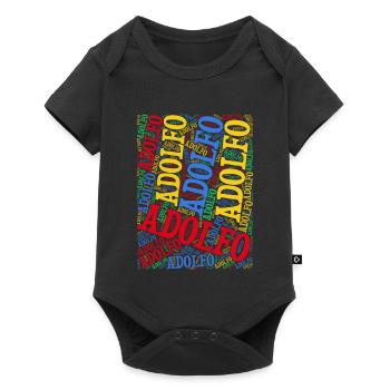 t-shirt Adolfo word cloud t-shirt gift idea - Baby Premium short-sleeve bodysuit - black - Front