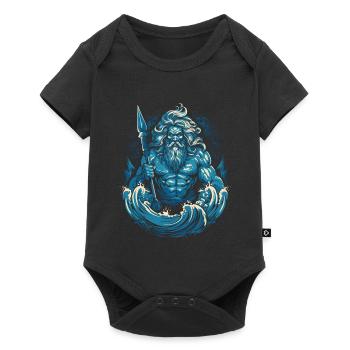 Poseidon - Baby Premium short-sleeve bodysuit - black - Front