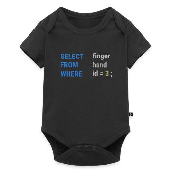 Sélectionnez le doigt De la main Où id = 3 ; - - Body à manches courtes Premium Bébé - noir - Devant