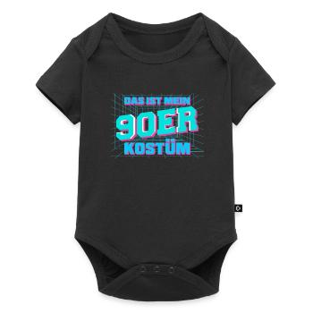 Das Ist Mein 90er Kostüm - 90er Jahre - Baby Premium Kurzarmbody - Schwarz - Vorne