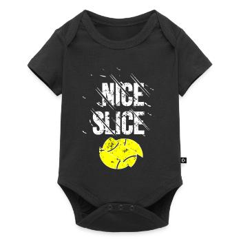 Nice Slice Tennis Shirt Winner Tennisball light - Baby Premium Kurzarmbody - Schwarz - Vorne
