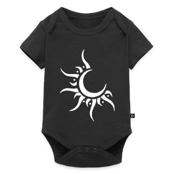 White Sun and Moon - Baby Premium short-sleeve bodysuit - black - Front
