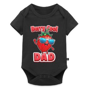 T-shirt Berry Cool Dad - Body à manches courtes Premium Bébé - noir - Devant
