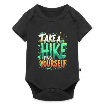 FAITES UNE RANDONNÉE, RETROUVEZ-VOUS - Body à manches courtes Premium Bébé - noir - Devant