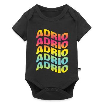 Adrio wave effect t-shirt gift idea - Baby Premium short-sleeve bodysuit - black - Front
