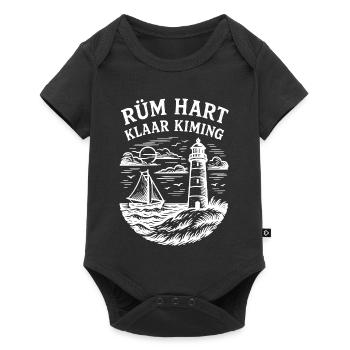 Rüm Hart - Clear Kiming - white - Baby Premium short-sleeve bodysuit - black - Front