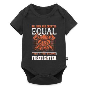 Fireman - Baby Premium short-sleeve bodysuit - black - Front