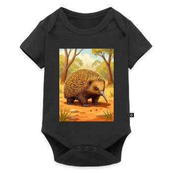 Echidna A spiny wanderer with ancient charm - Baby Premium short-sleeve bodysuit - black - Front