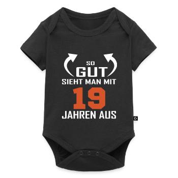 That's how good you look at 19 - Baby Premium short-sleeve bodysuit - black - Front