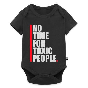 No Time Toxic People Boundaries Self Care Saying - Baby Premium short-sleeve bodysuit - black - Front