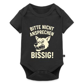 S’il vous plaît, ne leur parlez pas - Body à manches courtes Premium Bébé - noir - Devant