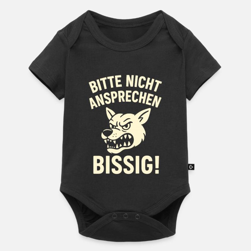 S’il vous plaît, ne leur parlez pas - Body à manches courtes Premium Bébé - noir