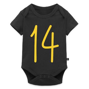 14 - Baby Premium short-sleeve bodysuit - black - Front