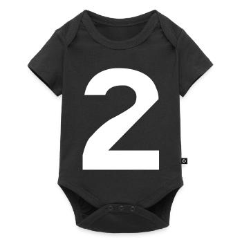 2 Deux - Body à manches courtes Premium Bébé - noir - Devant