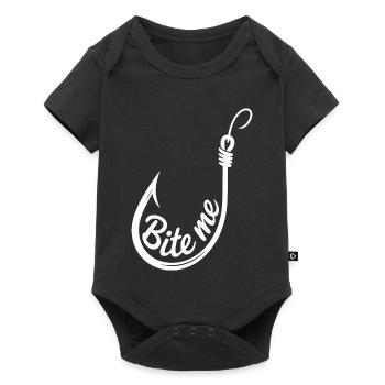 Illustration du crochet Me - Body à manches courtes Premium Bébé - noir - Devant
