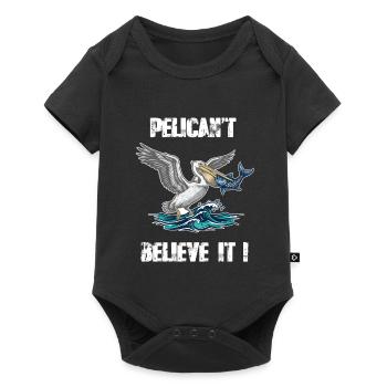 Pelican Pelican't Believe It Humor - Baby Premium short-sleeve bodysuit - black - Front