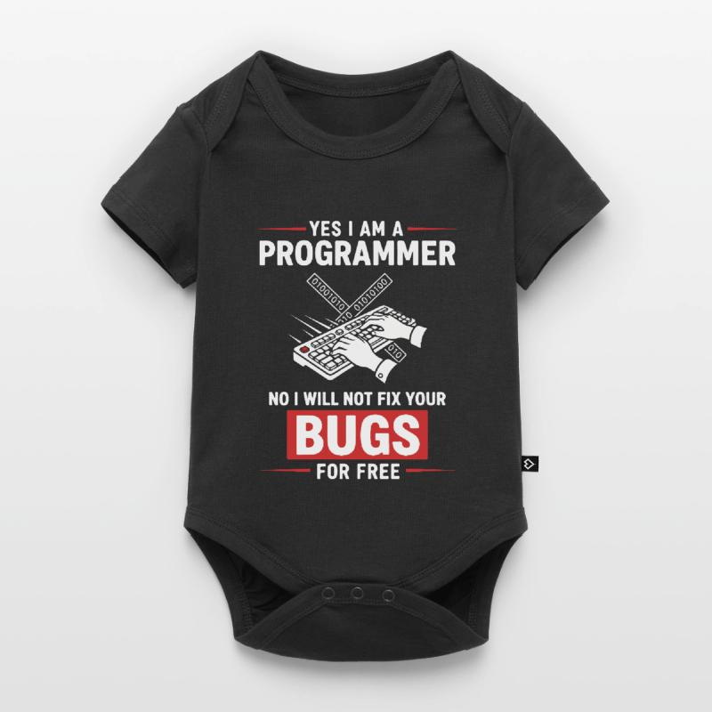 Humor Fixed Programmer No Bugs Baby Premium short-sleeve bodysuit