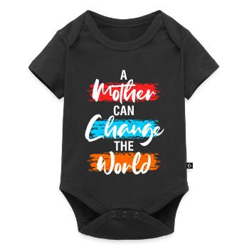A Mother Can Change the World Shirt - Baby Premium short-sleeve bodysuit - black - Front
