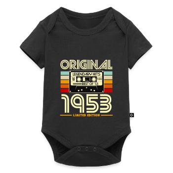 Original 1953 Héritage Cassette Retro - Body à manches courtes Premium Bébé - noir - Devant
