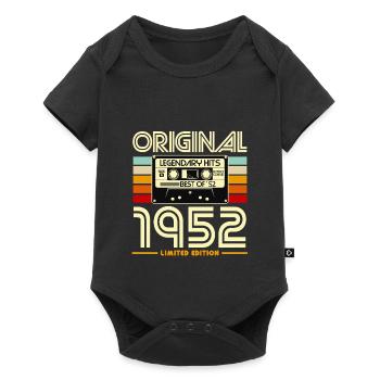 Original 1952 Cassette Retro - Body à manches courtes Premium Bébé - noir - Devant