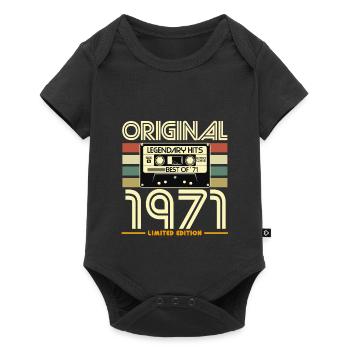 Original 1971 Retro Hits Cassette - Body à manches courtes Premium Bébé - noir - Devant