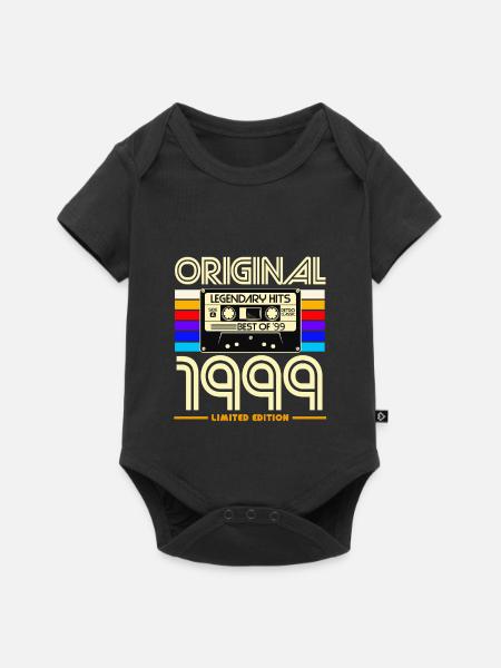 Originale limitierte Ausgabe von 1999 - Baby Premium Kurzarmbody - Schwarz