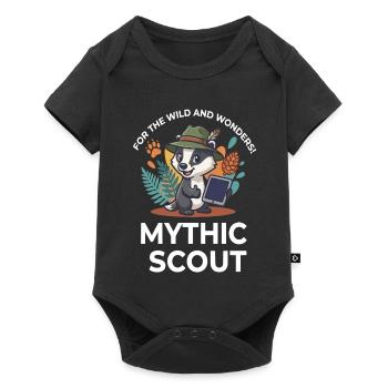 Mythic Scout Badger Wild And Wonders Design - Baby Premium short-sleeve bodysuit - black - Front