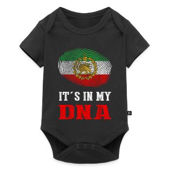 DNA Iran Flag - Baby Premium short-sleeve bodysuit - black - Front