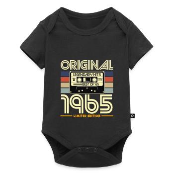 Original 1965 Vintage Edition Cassette - Baby Premium short-sleeve bodysuit - black - Front