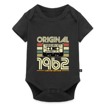 Original 1962 Limited Edition Vintage Cassette - Baby Premium short-sleeve bodysuit - black - Front