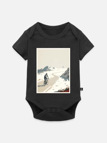 Summit Road – Radfahrer-Erinnerung - Baby Premium Kurzarmbody - Schwarz