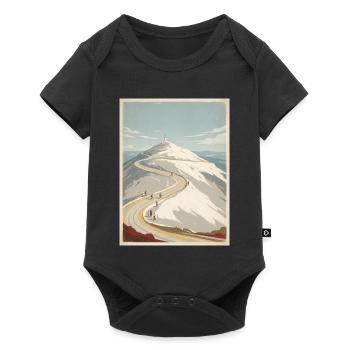 Ventoux Summit Road — Cycling Memory - Baby Premium short-sleeve bodysuit - black - Front