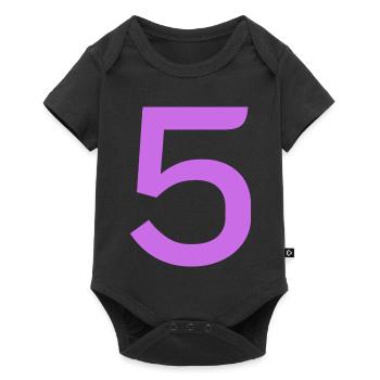 5 - Baby Premium short-sleeve bodysuit - black - Front